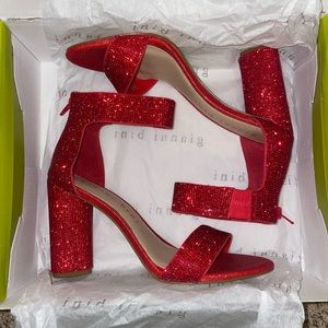 Red Gianni Bini Heels